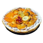 Grande tarte abricot amandes